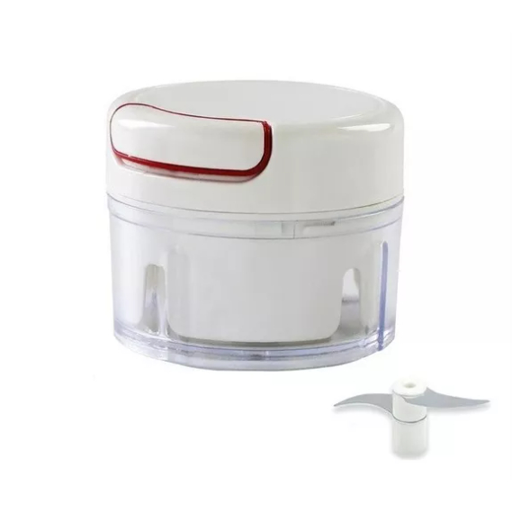 Mini Processador Triturador de Alimento Manual Utensílio Cozinha