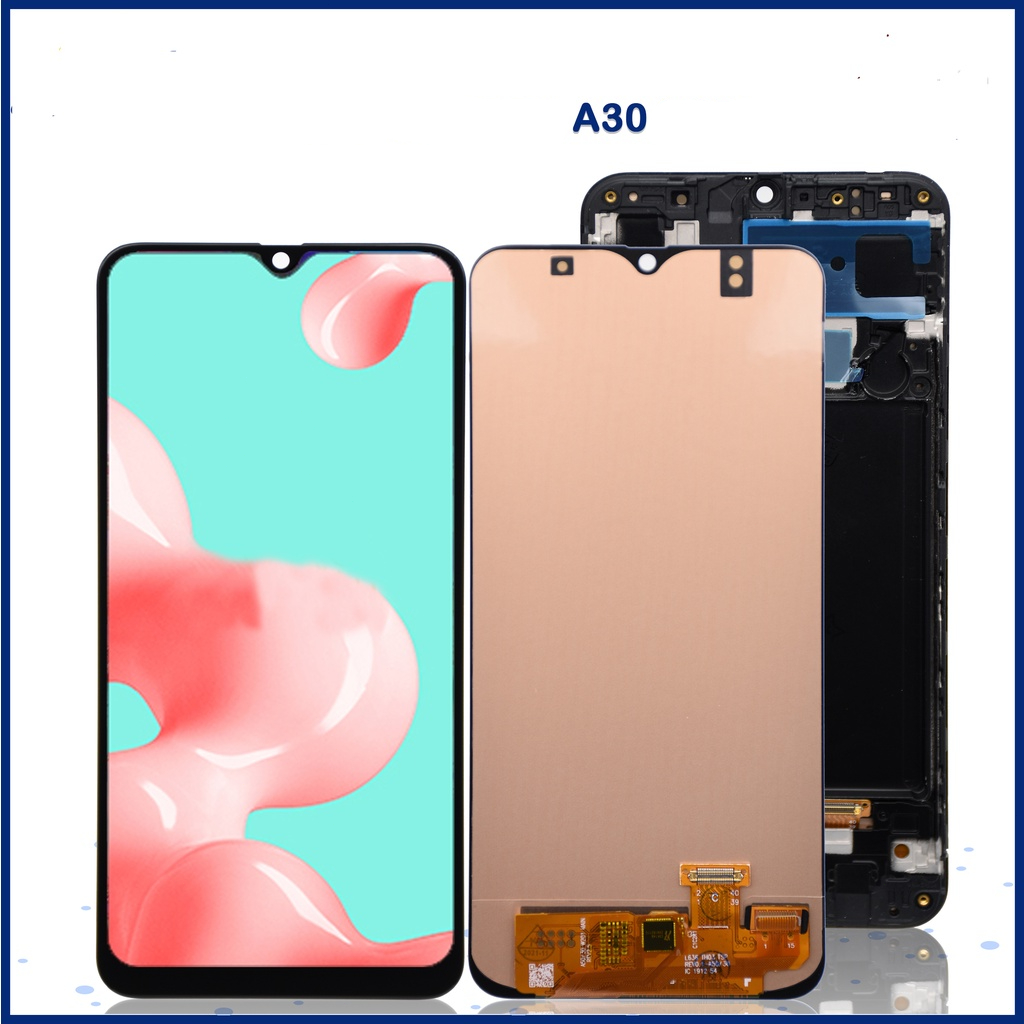 6.4" Super Amoled A30&A50&A50S Frontal Tela Compativel A305 SM-A305F Incell&Oled Lcd Com Aro