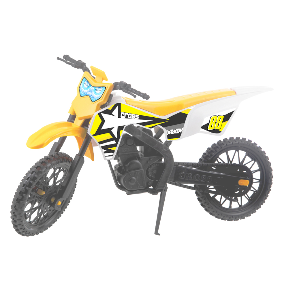 Moto Cross Brinquedo Grande Realista e Cheia de Detalhes - 37 Centimetros - Presente - QUEEN SHOP em Oferta na Shopee