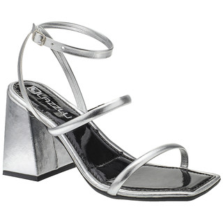 Sandália Feminina Salto Quadrado Bloco Grosso Moda Lazzlu em Oferta na Shopee