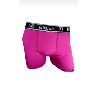 Cueca Boxer Box Microfibra Adulto Lisa Confortável Cor Rosa Original El Korab