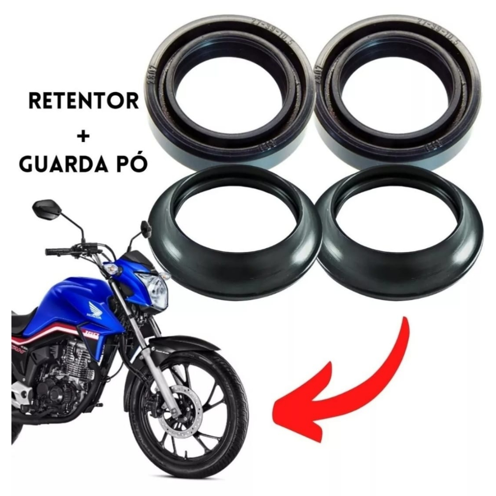 Retentor Bengala Guarda Pó Cg Titan Fan Bros 150 160