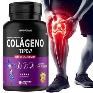 Colágeno Não Desnaturado Tipo 2 Zero Glúten para Ossos Cartilagem e Articulação