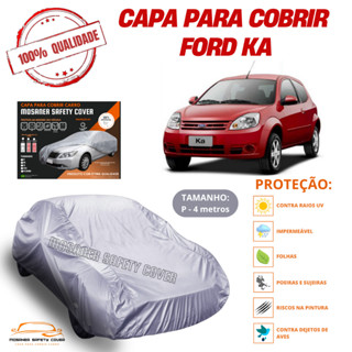 Capa de Cobrir Carro KA com Ótima Qualidade Resistente Proteção contra Raios UV, Chuva, Poeira, Riscos, Arranhões