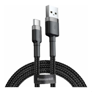 Baseus USB Tipo C Lightning Cabo Carregador Turbo Android Reforçado Nylon Original 1 2 e 3 Metros