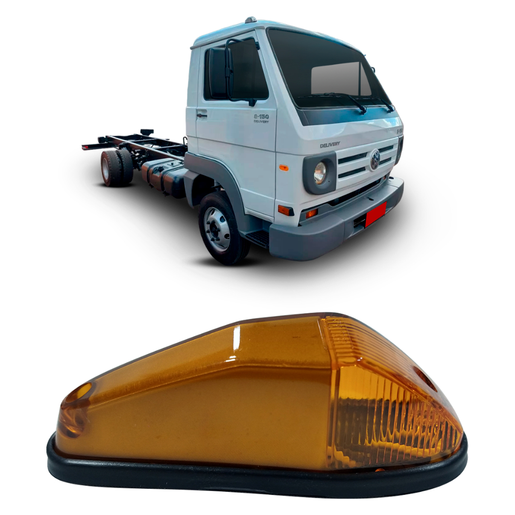 LANTERNA TETO VW 690 790 7100 8150 11130 E DELIVERY 5150 8-160 9160 4160 6160 11180 13180 AMBAR em Oferta na Shopee