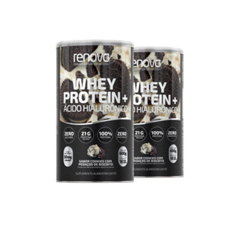 Kit 2 Whey Protein Renova Be com Ácido Hialurônico Suplemento Alimentar