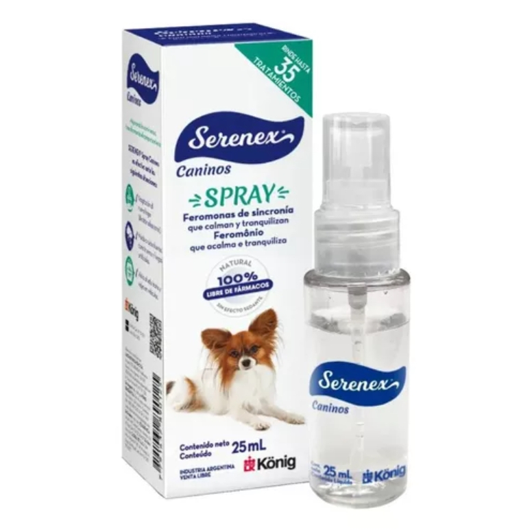 Serenex Spray Canino 25ml König em Oferta na Shopee