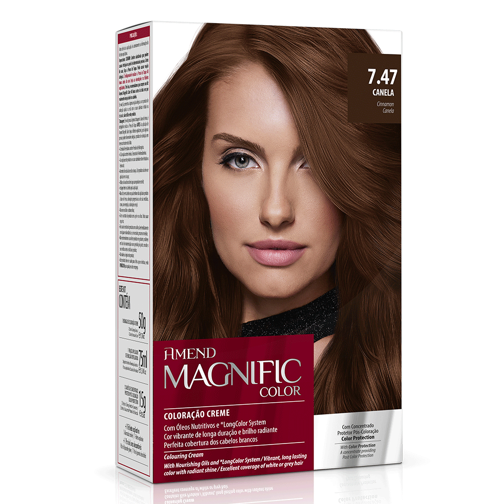 Amend Coloração Magnific Color 7.47 Canela