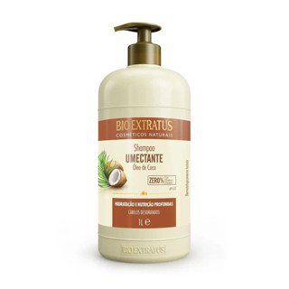 Shampoo Limpeza Umectante Óleo De Coco Bio Extratus 1 Litro