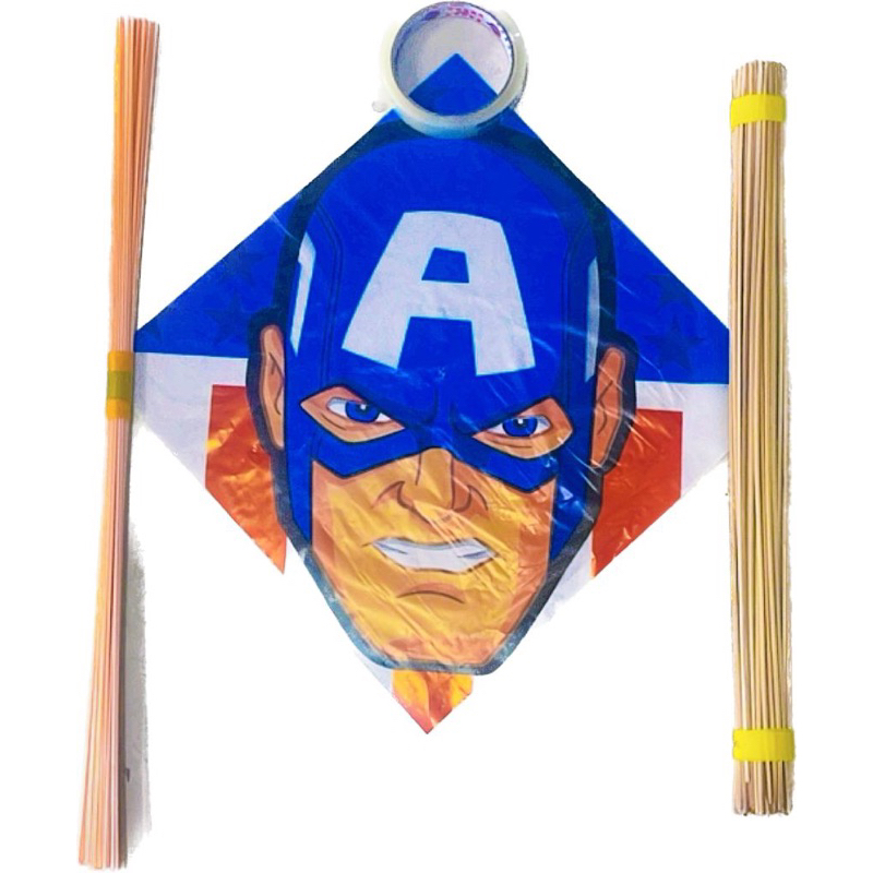 Pipa raia flechinha 35x35 estampada kit fassa vc msm 100 unidades estampado em Oferta na Shopee