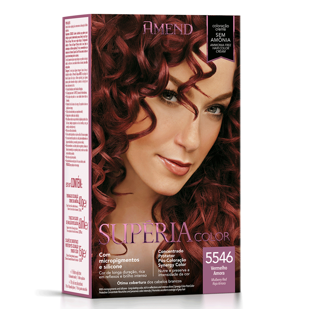Amend Kit Tonalizante Supéria Color 5546 Vermelho Amora - Beauty