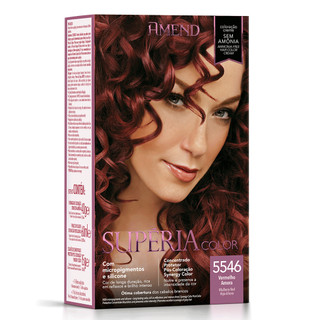 Amend Kit Tonalizante Supéria Color 5546 Vermelho Amora em Oferta na Shopee