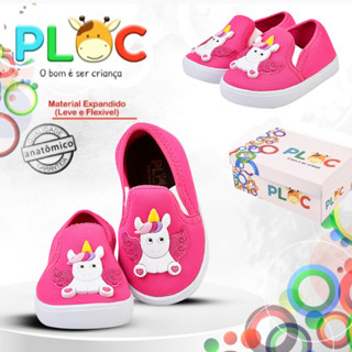 Tênis Iate Slyp Infantil  PLOC SLY82 - PINK UNICORNIO