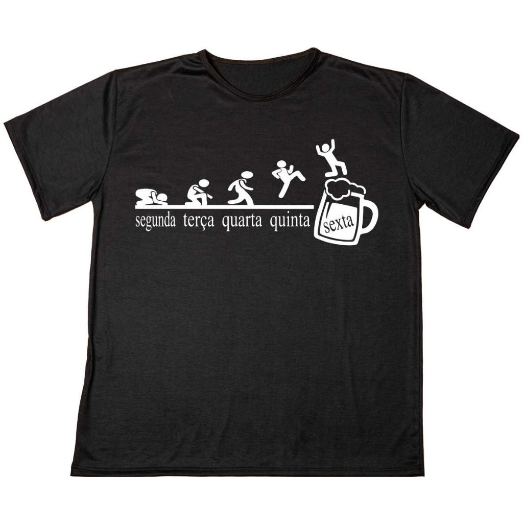 Camisa Personalizada Bebida camiseta Estampada Adulto  Ótimo Acabamento E Durabilidade Anti-pilling 100% Poliéster