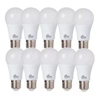 Kit 10 Unidades Lâmpada Led Bulbo Kian 6w Amarela 3000k Bivolt