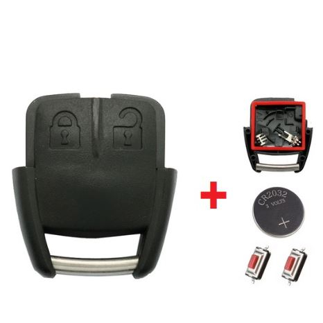 Capa Completa Chave Gm Agile Corsa Celta Montana + Bateria + Botões em Oferta na Shopee