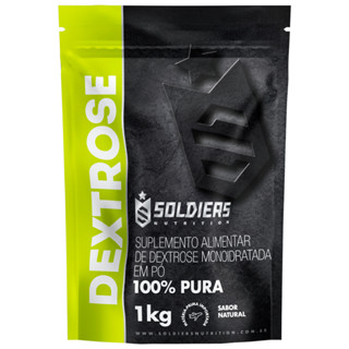 Dextrose 1Kg - 100% Puro Importado - Soldiers Nutrition