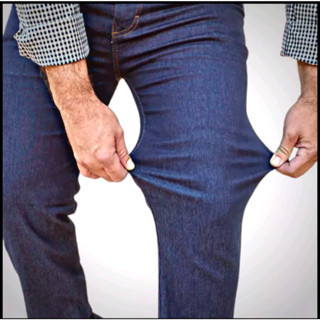 Calça masculina Jeans com elastano