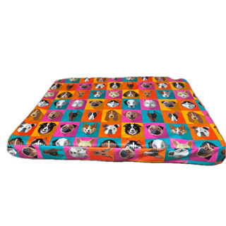 Colchonete Para Cachorro 100% Impermeável Lavável C/ZÍPER Cama Cães e Gatos