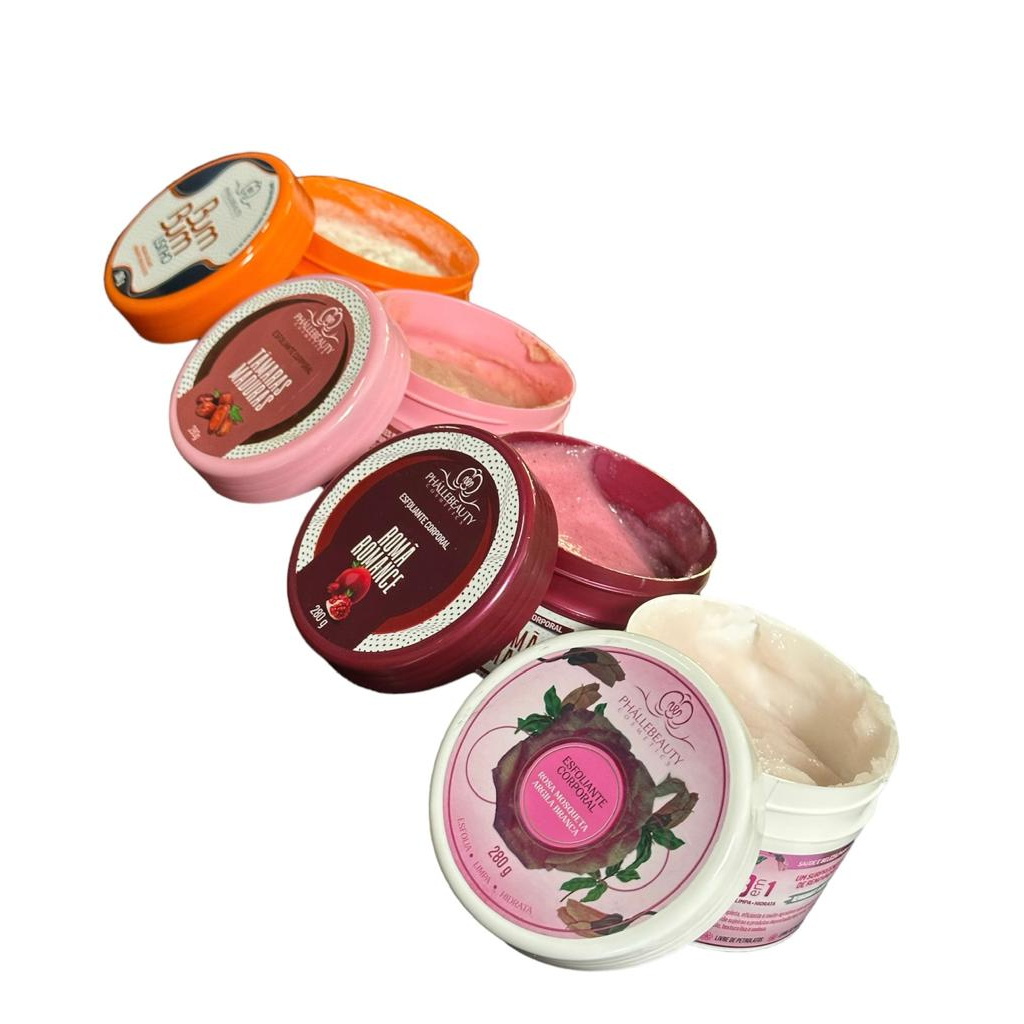 Esfoliante Corporal 3 em 1 280g PhálleBeauty em Oferta na Shopee