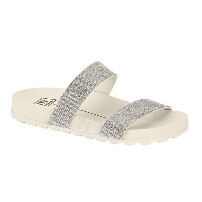 Ref. 5436.424 - Chinelo Feminino Moleca Tratorada Tiras Strass