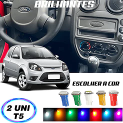 Lâmpada T5 Pinguinho Comando De Ar Ford Ka 2 Peças