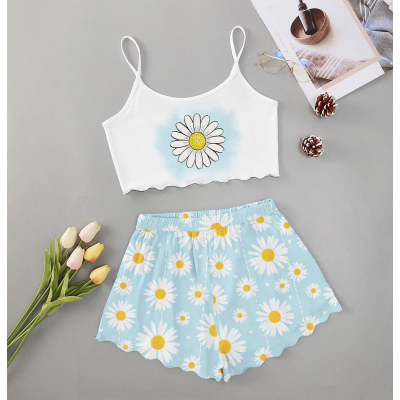 Pijama feminino ondinhas adulto