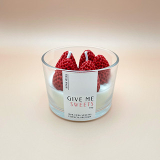 Vela Aromática de Morango Perfumada