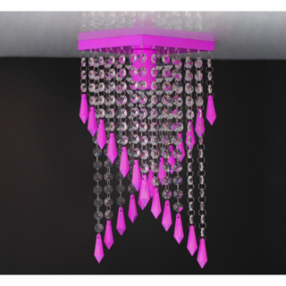 Lustre Luminária Plafon Rosa Pink Bebê Menina Sala Quarto Cozinha 28 cm de Altura em Oferta na Shopee