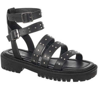 Sandalia Feminina Tratorada Flatform Papete Chunky Gladiadora Promoção Sola Macia Não escorrega Original Gigil Confortável