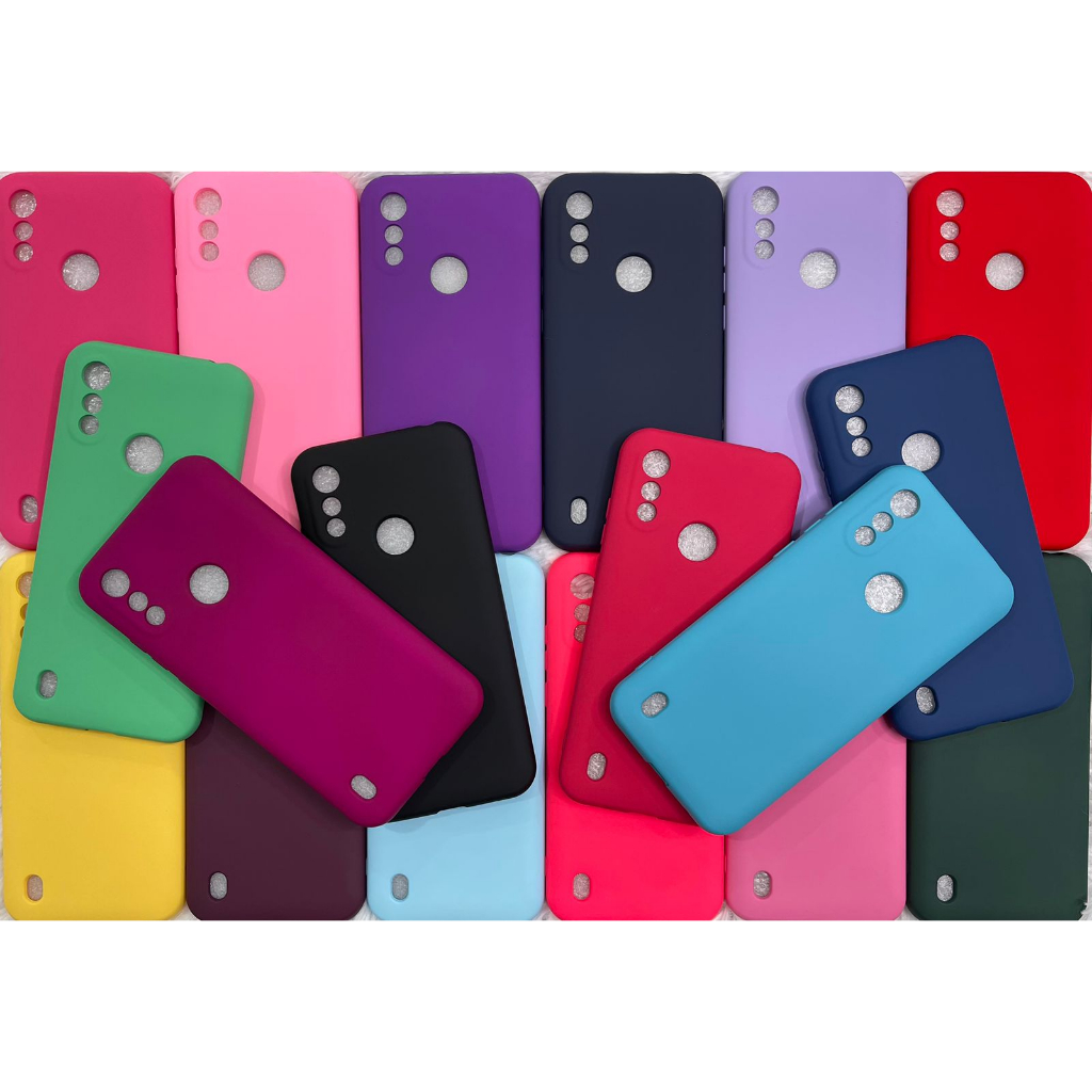 Capa Capinha Para Motorola E6S E6I Silicone Aveludado Case