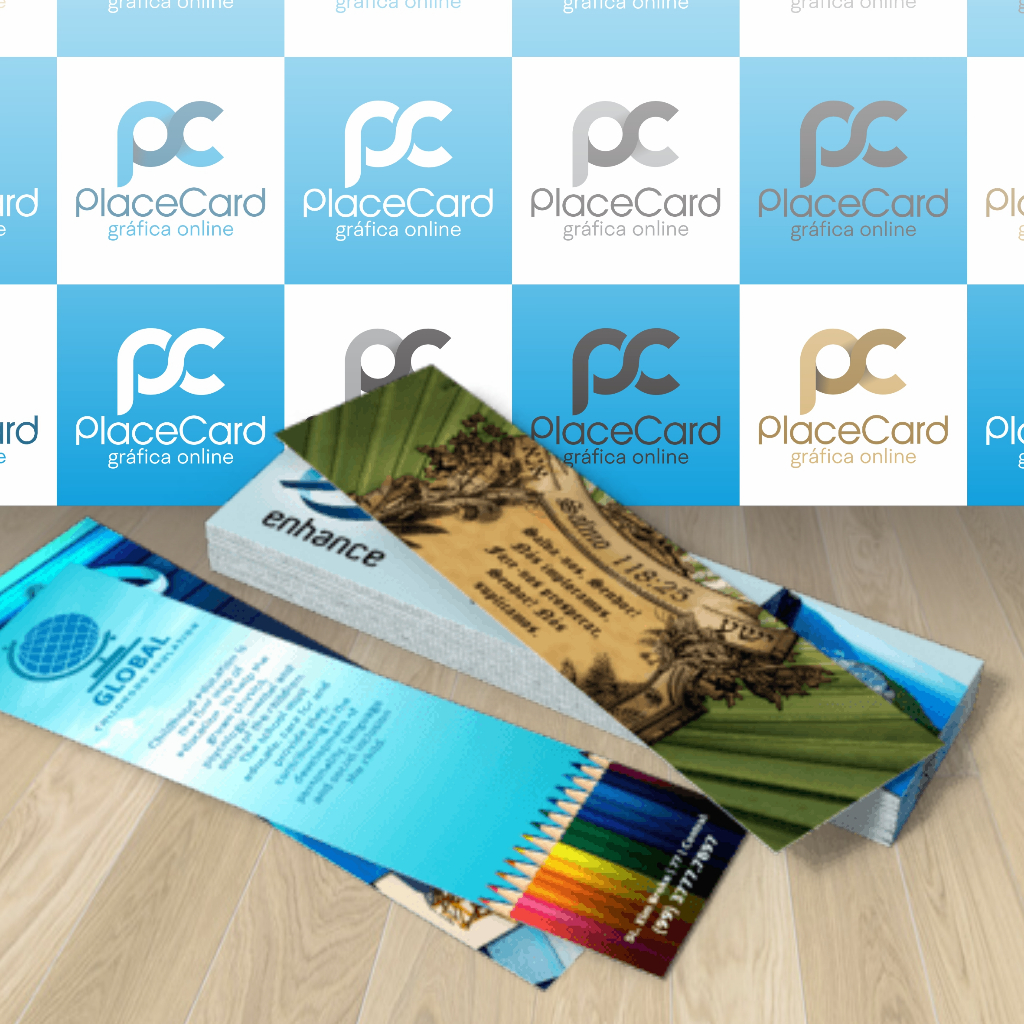 MARCA PÁGINA PERSONALIZADO - 1000 UNIDADES SÓ FRENTE