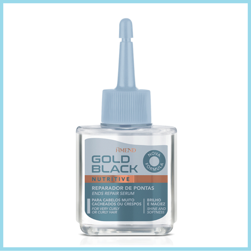 Reparador Amend Gold Black Nutritivo 30ml, Amend