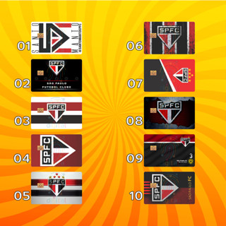 Adesivo Para Cartão de Crédito E Debito Skin São Paulo - SPFC - TRICOLOR PAULISTA