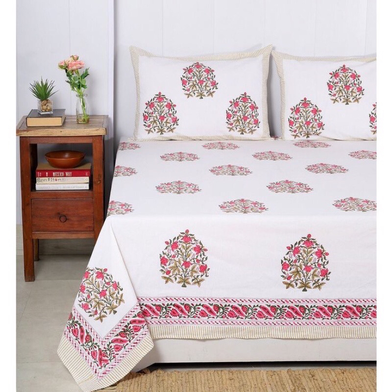 Jogo De Cama Casal Padrão 3 Peças Estampado Luxo- Estampas Sortidas