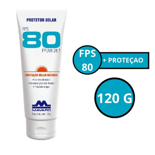 Creme protetor solar Mavaro Fps 80 120g