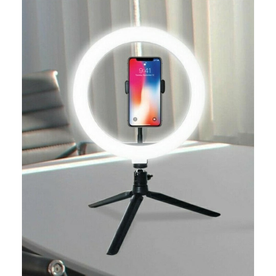 Ring Light 8 Polegadas 20cm com Tripé mesa
