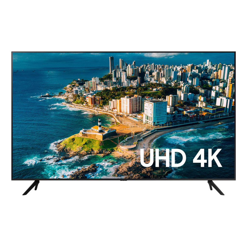 Smart Tv 43'' R$1100 Crystal Uhd 4k 43cu7700 Preta Samsung Bivolt