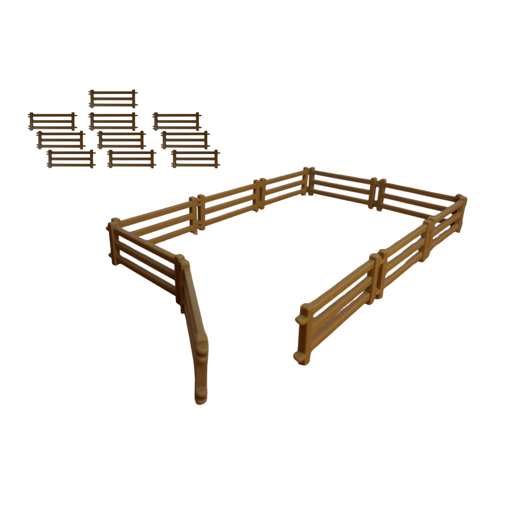 Kit com 10 Mini Cerca para decoração de Terrário, mini mundos ou maquetes, Miniatura Cerquinha 6x3cm