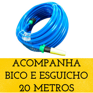 Mangueira De Jardim 20 Metros Flexível Para Quintal Casa
