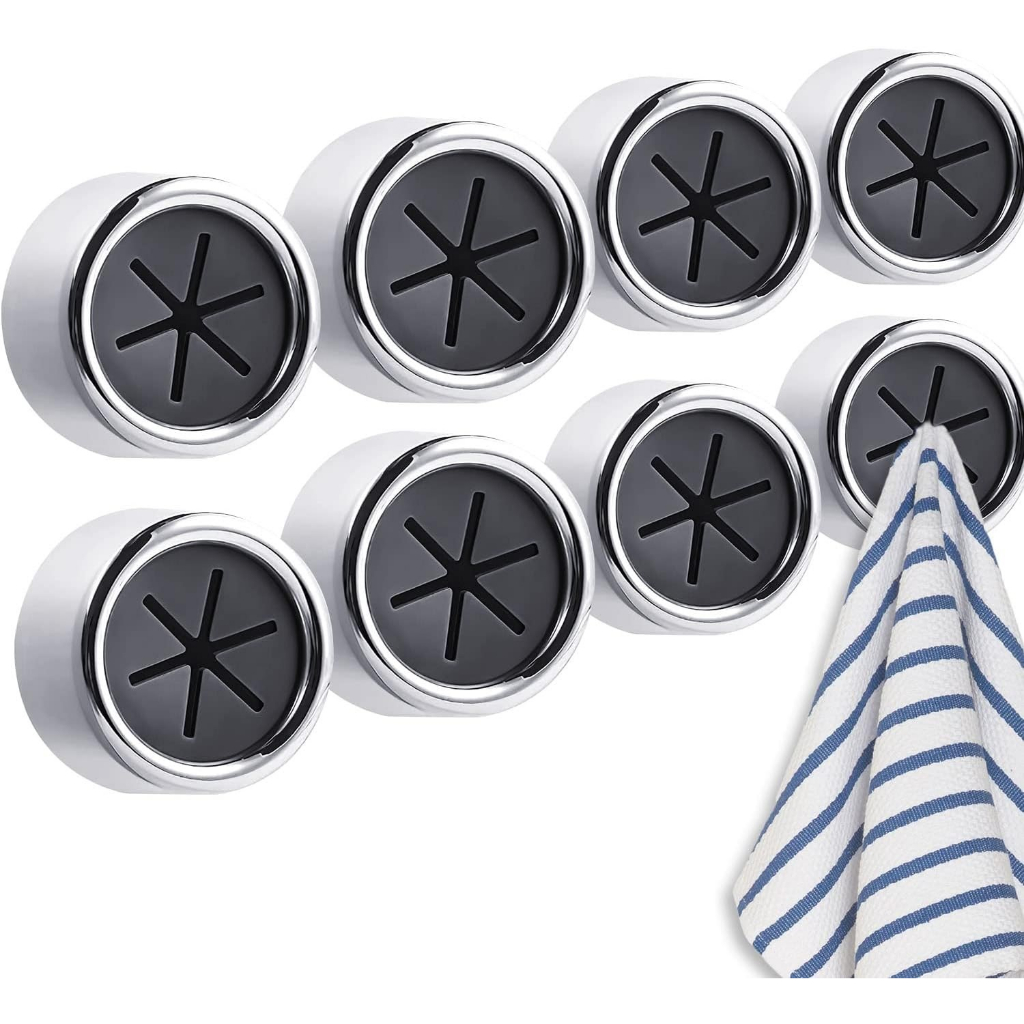 4 Porta Pano De Prato Parede Autoadesivo Redondo Toalhas em Oferta na Shopee