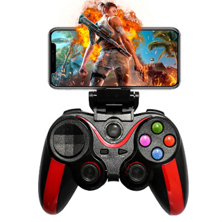 Controle Joystick X3 Bluetooth Universal suporte para Celular + cabo usb SO DAR PARA SISTEMA  ANDROID em Oferta na Shopee