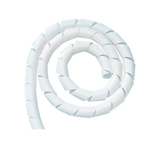 Organizador De Fios Cabos Espiral 3/4 Branco 2 Metro