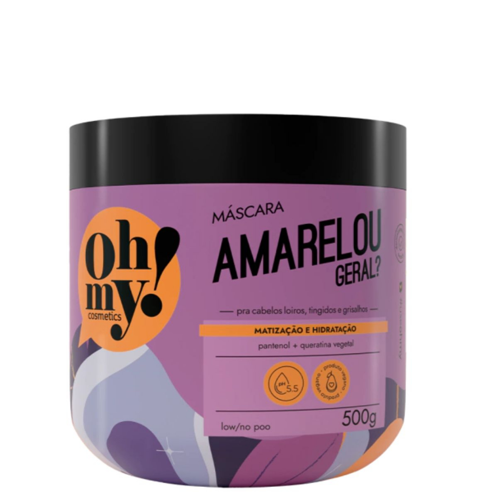 Máscara Matizante Amarelou Geral? Oh My! 500g Liberado Low
