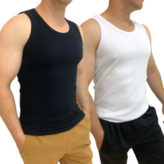 KIT COM DUAS CAMISETAS MASCULINAS PARA ACADEMIA - MALHA DE ALGODÃO