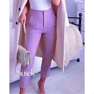 Calça Alfaiataria Zr Feminina Cintura Alta Laçamento Moda Luxo Elegancia Envio Imediato Tecido Premium ZR020