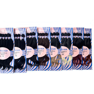 Cabelo 100% Orgânico - Liso Ondulado - Isabella - Merica Hair - 280grs/1pct em Oferta na Shopee