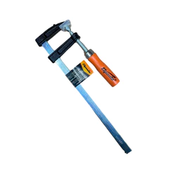 Grampo Sargento Marceneiro Tipo F 300 1000mm Aço Carbono Cabo Madeira Vários Tamanhos