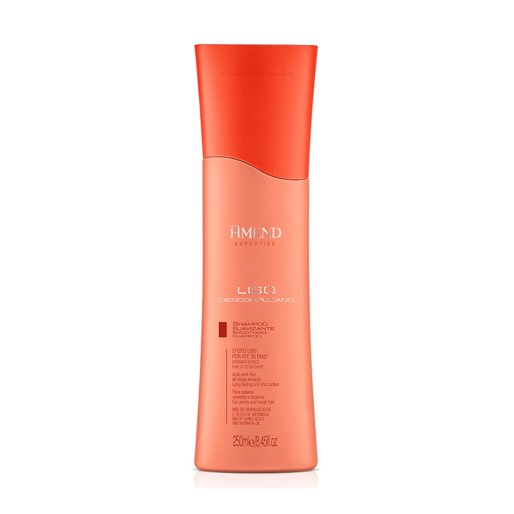 AMEND SHAMPOO SUAVIZANTE EXPERTISE LISO DESCOMPLICADO 250ML - Beauty